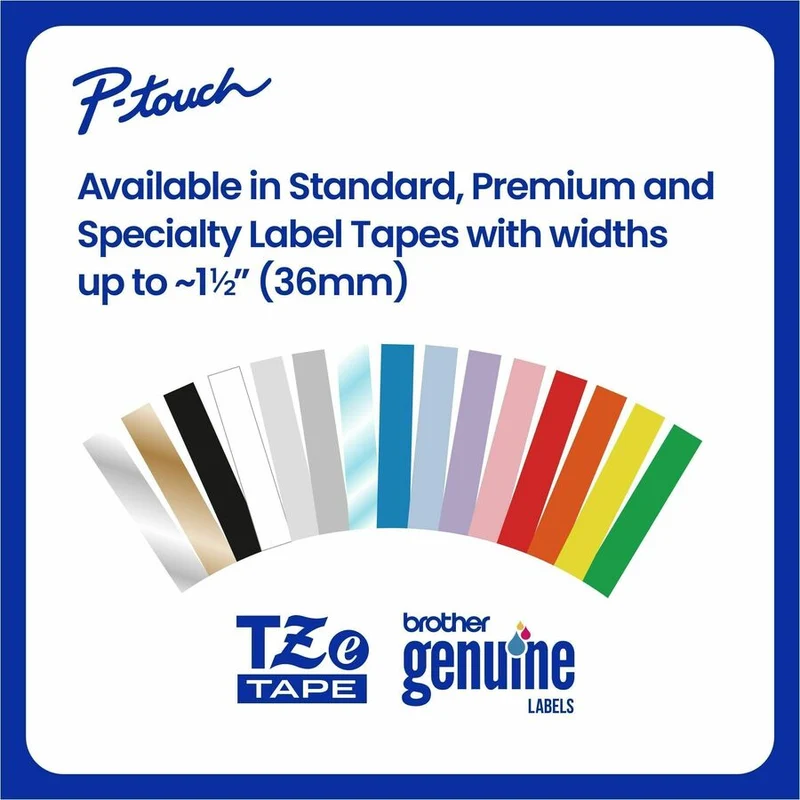 Ruban d'étiquettes Brother authentique P-touch TZe232 RD sur fond blanc, laminé, 12 mm x 8 m TZE232G