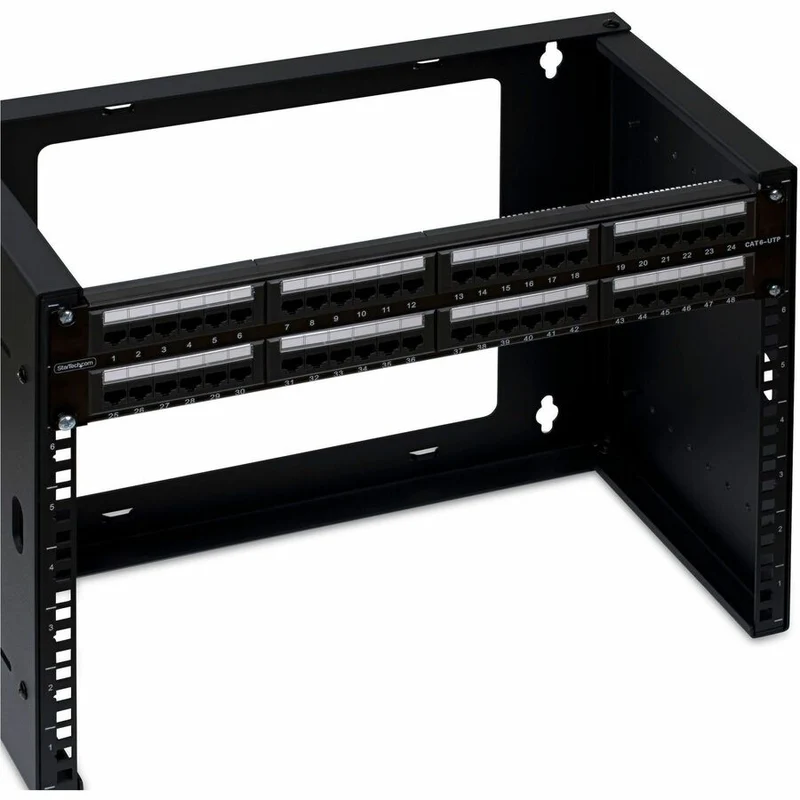 Panneau de brassage Ethernet Cat6 48 ports 2U StarTech.com, RJ45, UTP, 110 broches, pour rack serveur réseau CPANEL48