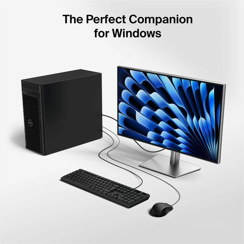 Ensemble clavier et souris filaires Belkin Connect BBZ014tt