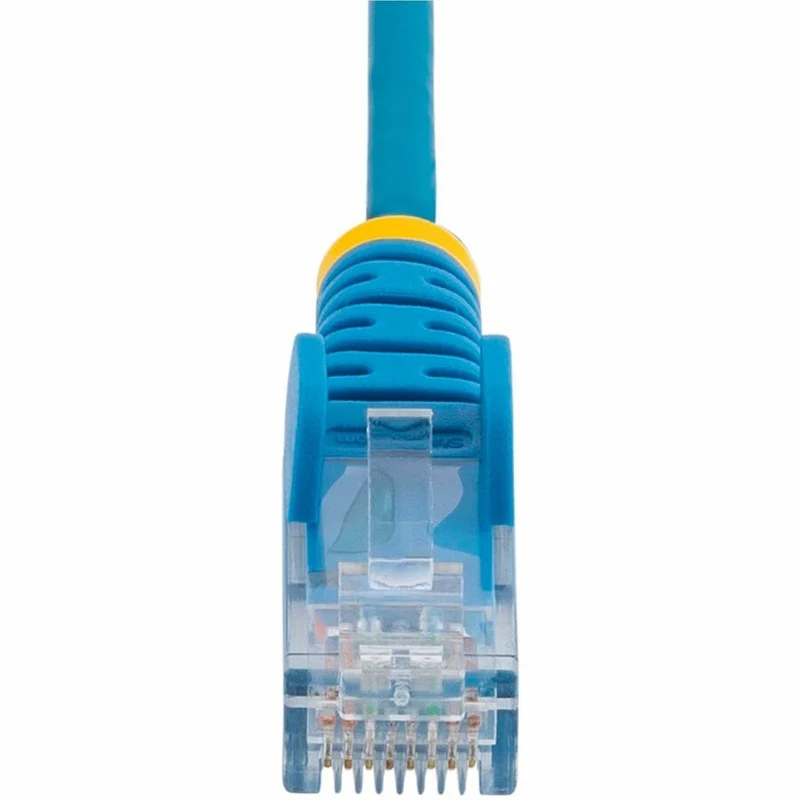 Câble Ethernet StarTech CAT6 fin bleu de 9 m (30 pi), connecteur RJ45 fin et anti-accrochage, UTP, LSZH, cuivre nu 28 AWG, cordon de brassage réseau fin N6PAT30BLS
