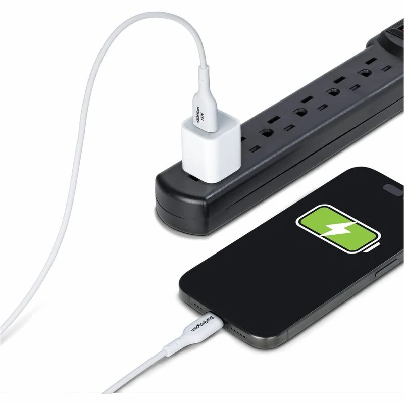 Câble de charge USB-A vers USB-C StarTech.com de 91 cm (3 pi), charge et synchronisation, 3 A, USB 2.0, gaine en TPE - Blanc - USB2AC3FWHE