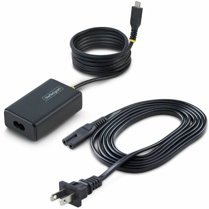 Chargeur pour ordinateur portable StarTech 65 W USB-C, câble USB-C intégré de 1.5 m (5 pi), adaptateur secteur pour Dell, XPS, HP ProBook, MacBook Pro 165LN-USB-C-CHARGER