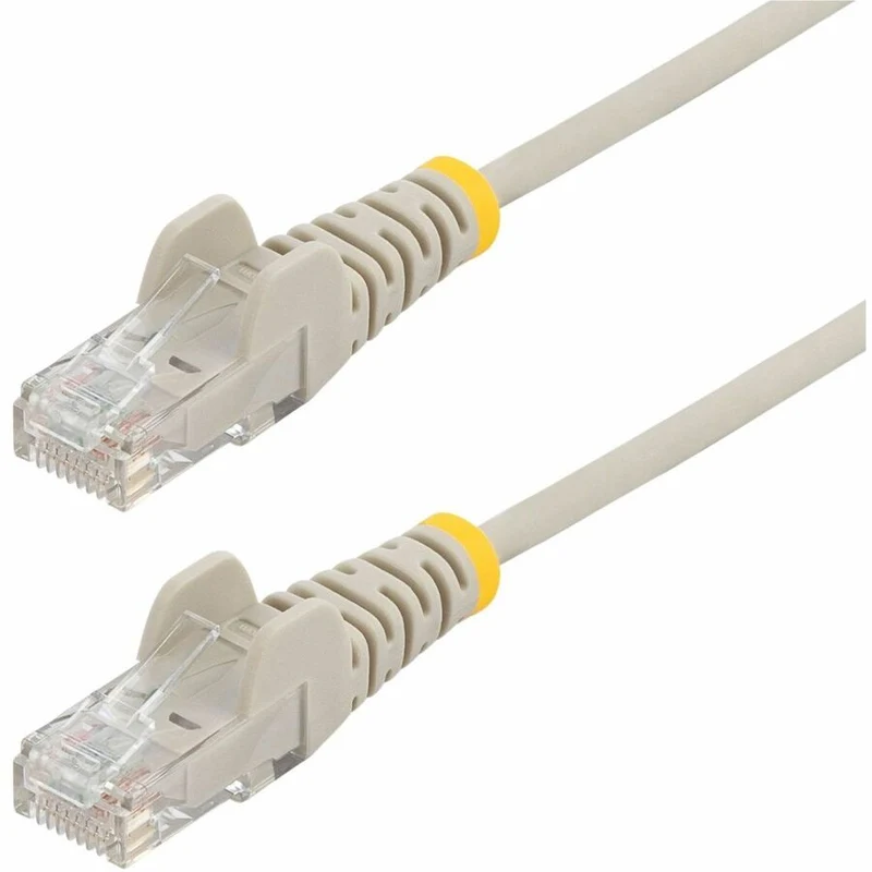 Câble Ethernet StarTech CAT6 fin gris de 6 m (20 pi), connecteur RJ45 fin et anti-accrochage, UTP, LSZH, cuivre nu 28 AWG, cordon de brassage réseau fin N6PAT20GRS