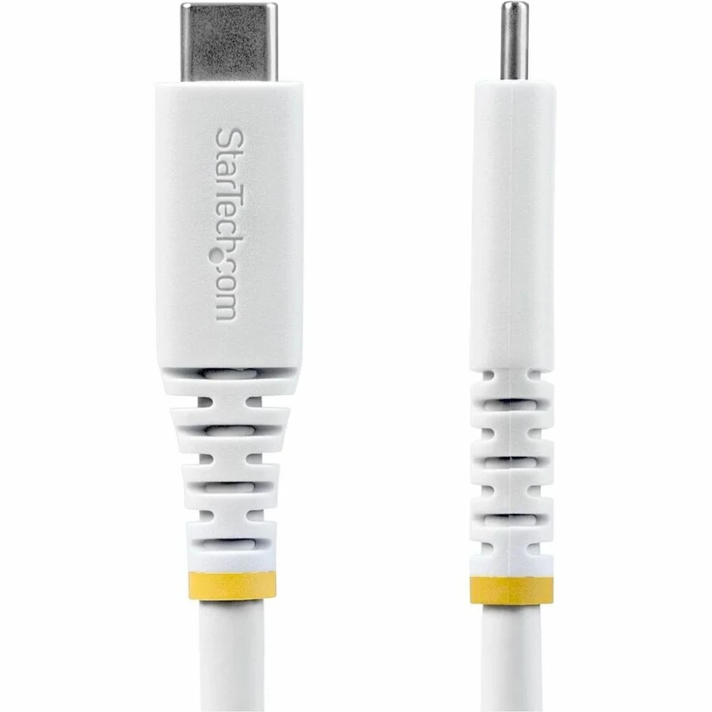 Câble USB 4 StarTech.com de 1.8 m (6 pi), 20 Gbit/s, certifié USB-IF, 240 W PD EPR, 4K 120 Hz DP 2.1, gaine TPE, blanc (CC6FT20GUSB4TPW)
