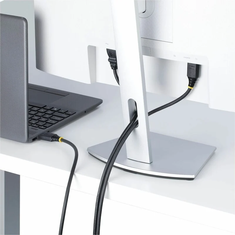 Câble HDMI haute vitesse StarTech.com de 8 m (2.4 pi) avec connecteurs Gripping, 4K 60 Hz/1440p 144 Hz, 18 Gbit/s, câble HDMI 2.0 UHD, gaine TPE HDMI2-CABLE-GRIP-8F