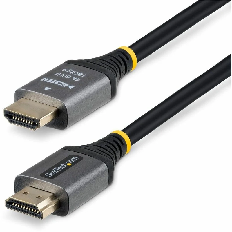 Câble HDMI haute vitesse certifié Premium StarTech de 91 cm (3 pi), 4K 60 Hz/1440p 144 Hz, câble HDMI 2.0 haute flexibilité avec HDR10/ARC, 18 Gbit/s HDMMV3F