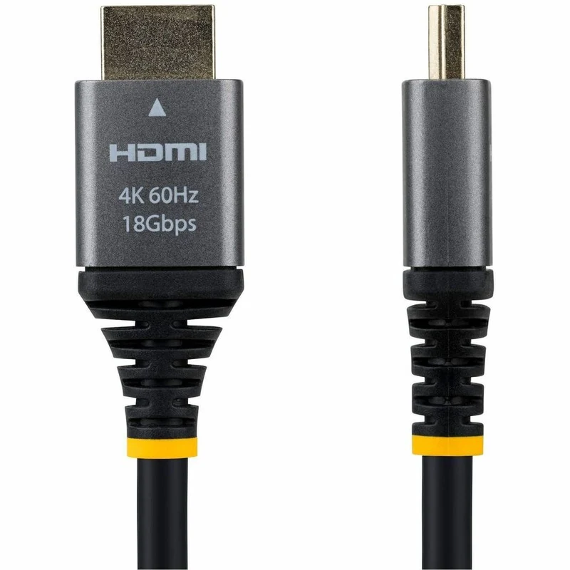 Câble HDMI haute vitesse certifié StarTech Premium de 2.4 m (8 pi), 4K 60 Hz/1440p 144 Hz, câble HDMI 2.0 haute flexibilité avec HDR10/ARC, 18 Gbit/s HDMMV8F
