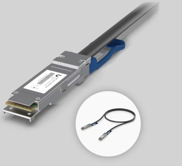 Câbles, connecteurs et adaptateurs Ubiquiti UACC-DAC-QSFP28-0.5M-10