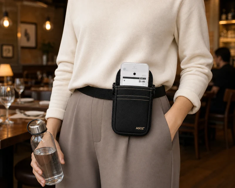 PAX Handheld POS Terminal Holster with Rugged Waist Belt