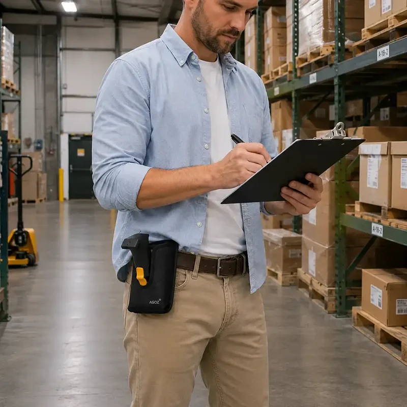 WASP Trigger Scanner Holster for Warehouse Barcode Workflows | Agoz