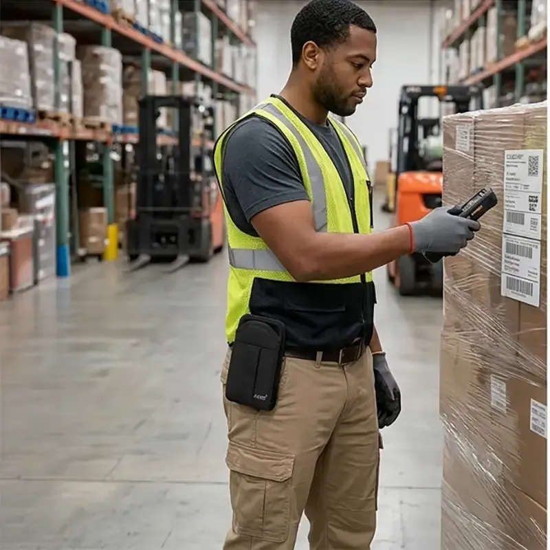 WASP Handheld Scanner Holster with Card Slot for Retail Workflows | Agoz