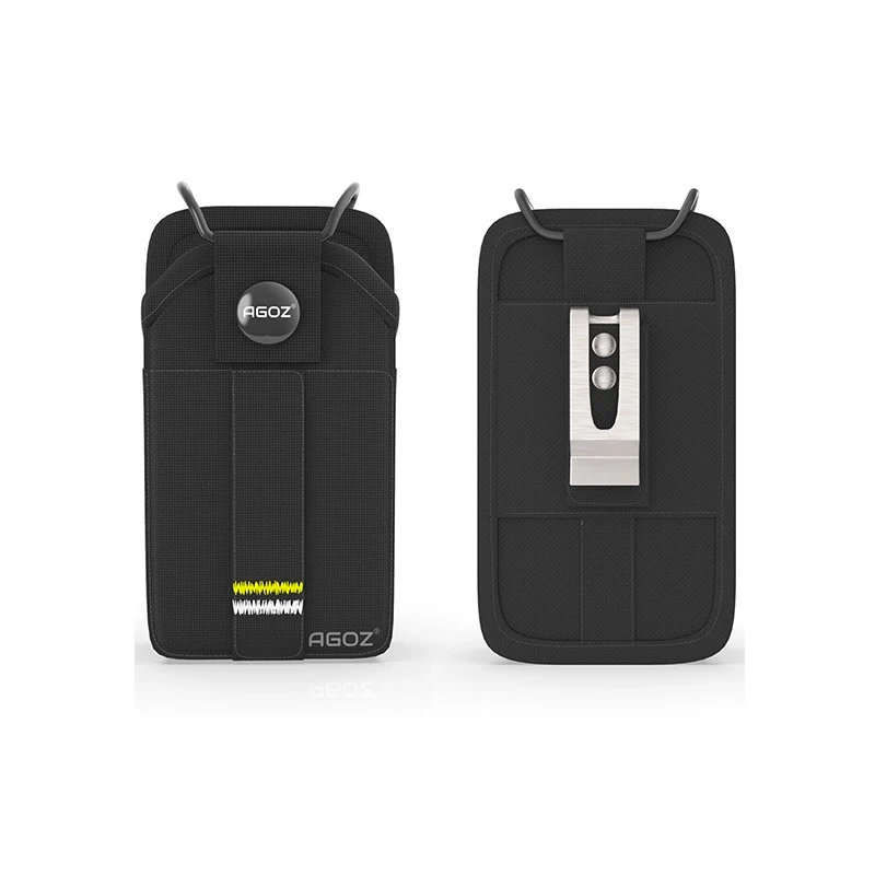 Rugged Motorola Radio Holster with Snap Closure
