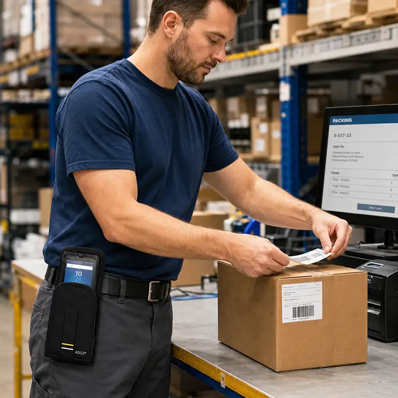 Chainway No-Grip Holster for Shared Mobile Computer Use | Agoz