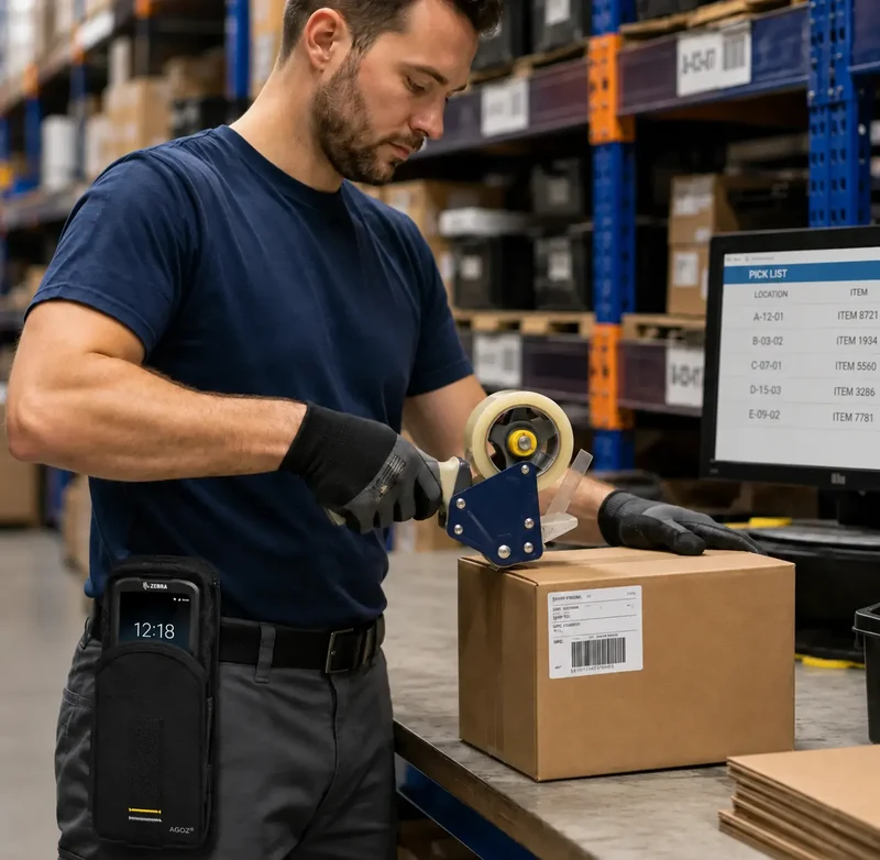 Zebra No-Grip Mobile Computer Holster for Work Teams | Agoz