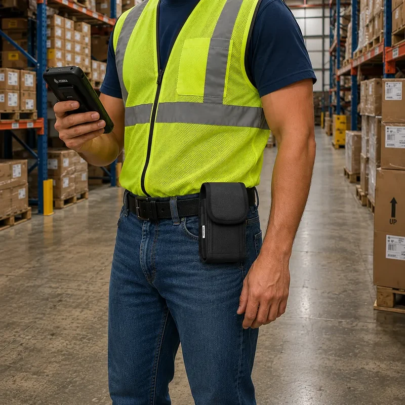 Rugged Zebra Handheld Scanner Case with Belt Clip for Shift Work | Agoz