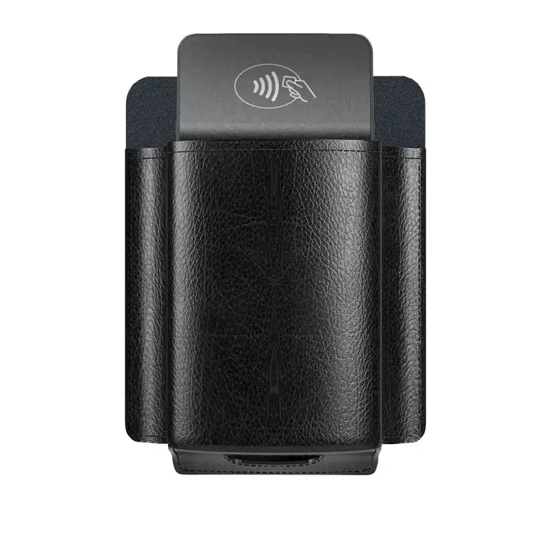 Leather Mobile POS Terminal Case with Belt Clip