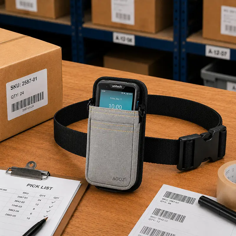 Unitech Waist Belt Pouch for Compact Scanner Carry | Agoz
