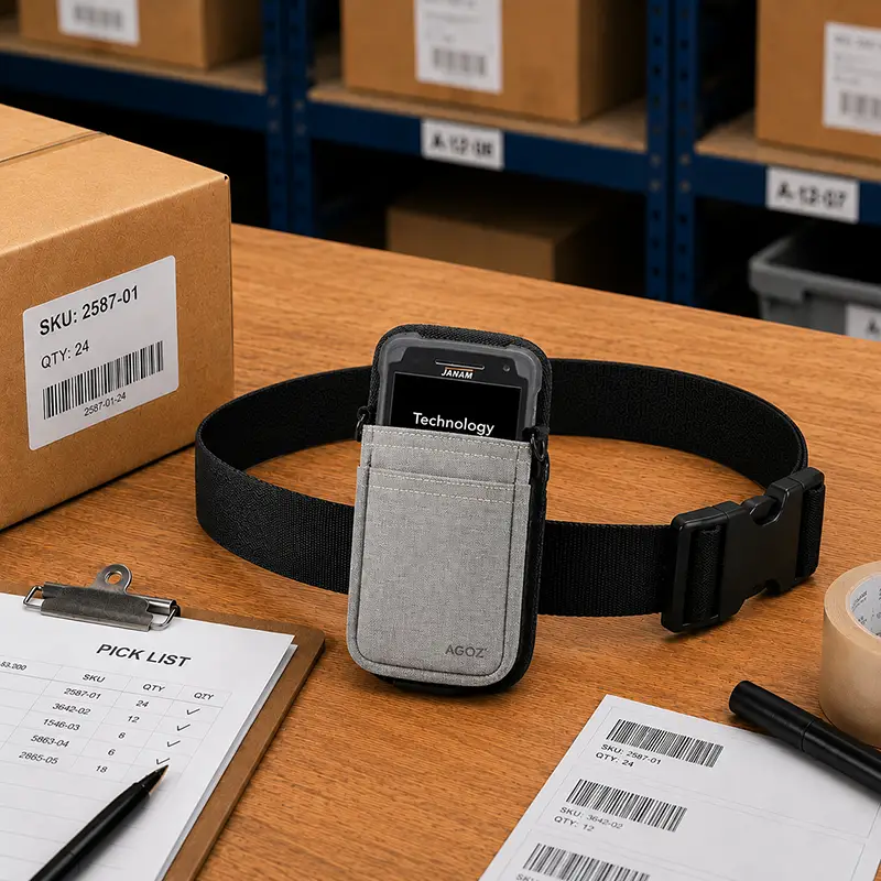 Janam Scanner Waist Belt Case for Inventory and Stockroom | Agoz