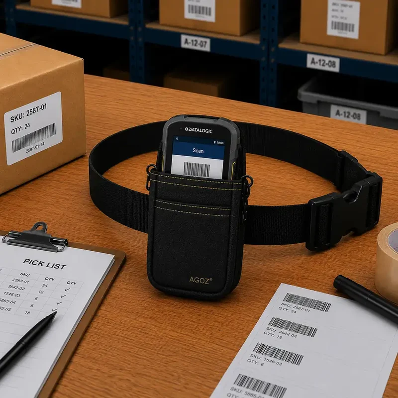 Datalogic Mobile Computer Waist Belt Case for High-Volume Inventory Scanning | Agoz