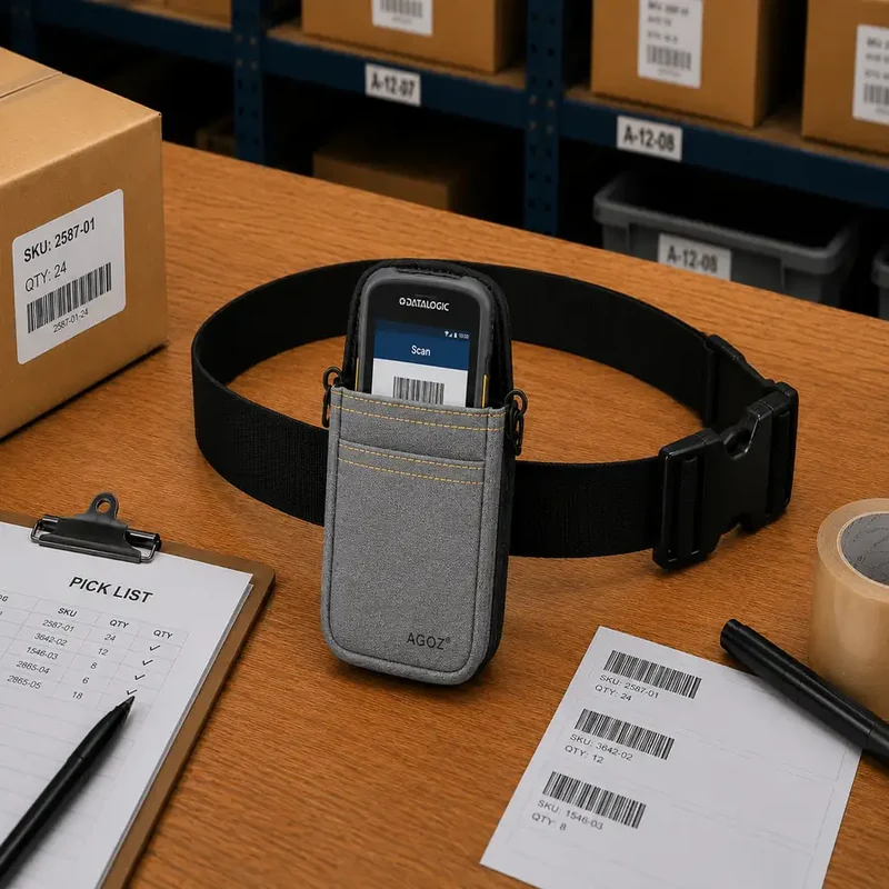 Datalogic Mobile Computer Waist Belt Case for High-Volume Inventory Scanning | Agoz