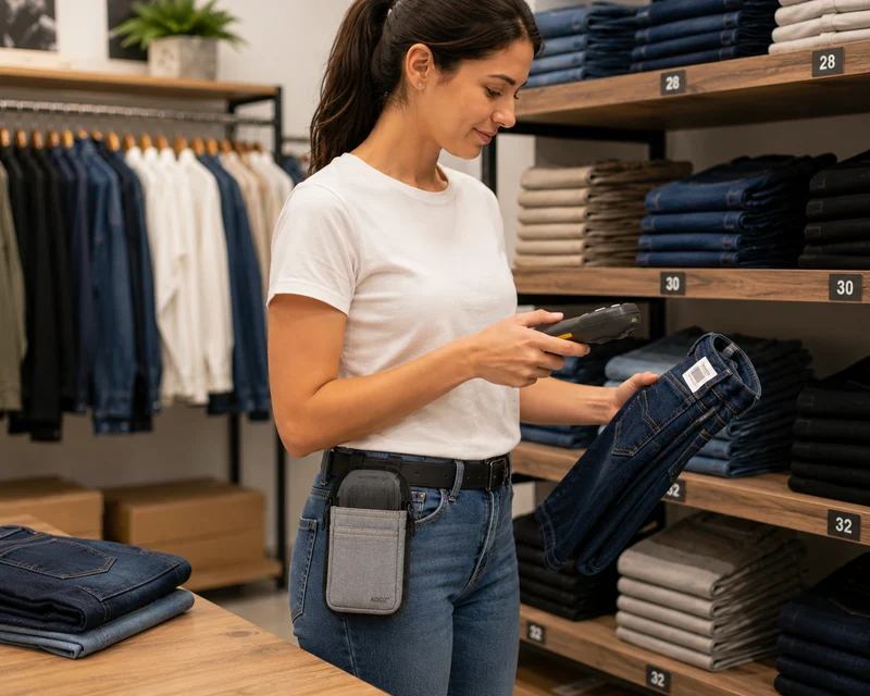 Zebra Handheld Computer Waist Belt Case for Inventory Workflows | Agoz