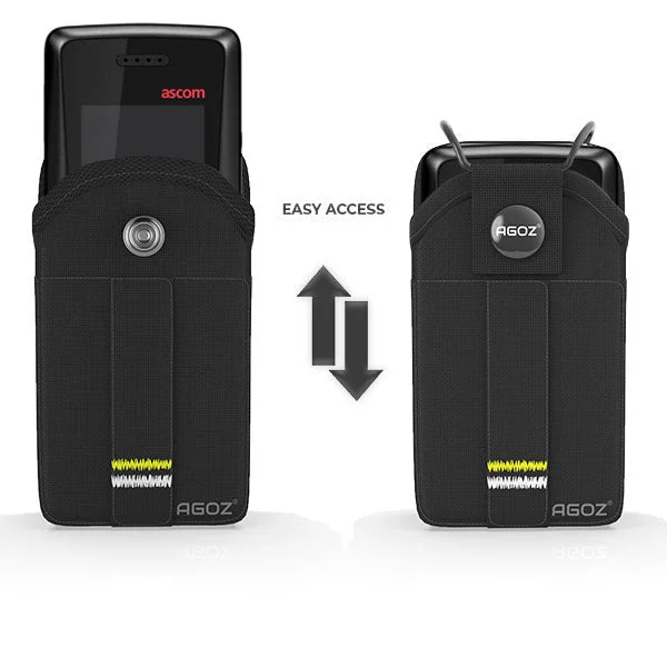 Ascom DECT Handset Case with Snap Closure and Belt Clip