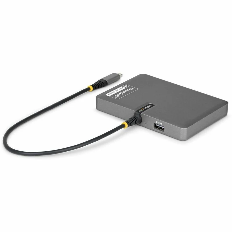 Adaptateur StarTech.com USB-C vers station de travail à quatre écrans, HDMI 4K 60 Hz, alimentation PD 140 W pour la charge d'ordinateurs portables, 1 port USB 2.0, TAA QUAD-USB-HDMI-ADAPT