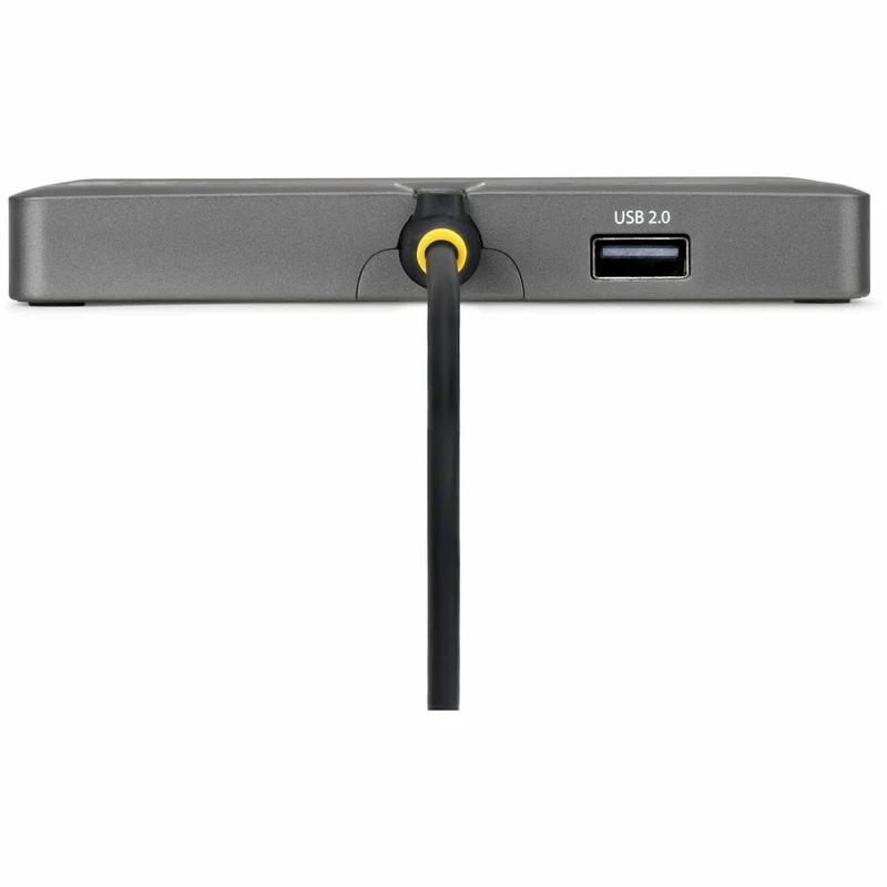 Adaptateur StarTech.com USB-C vers station de travail à quatre écrans, HDMI 4K 60 Hz, alimentation PD 140 W pour la charge d'ordinateurs portables, 1 port USB 2.0, TAA QUAD-USB-HDMI-ADAPT