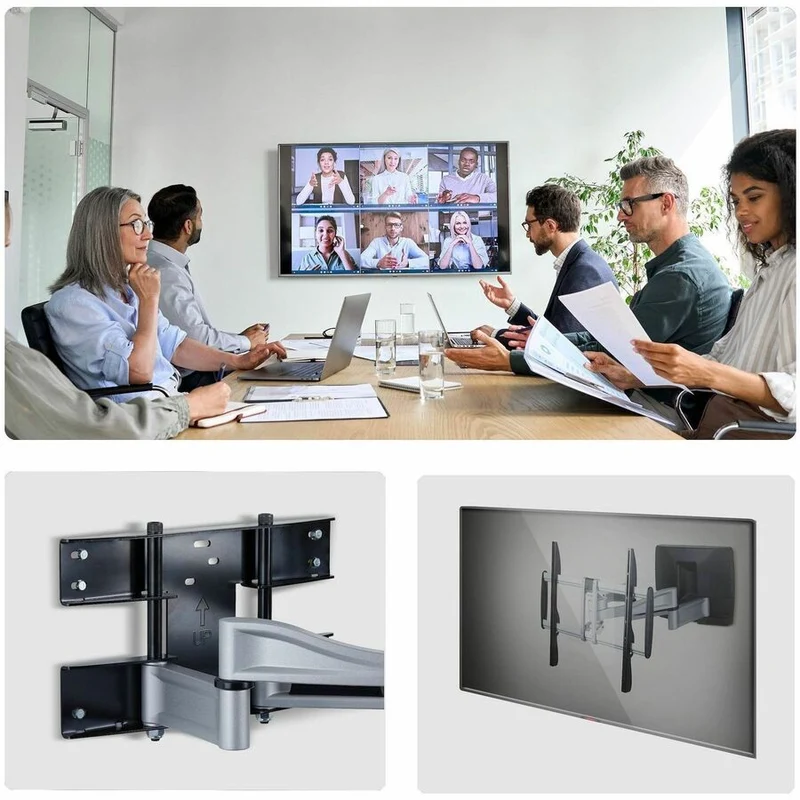 Support mural articulé robuste StarTech pour téléviseurs jusqu'à 100 pouces et 85 kg (187.4 lb), VESA, support discret, TAA 100AP1-TV-WALL-MOUNT