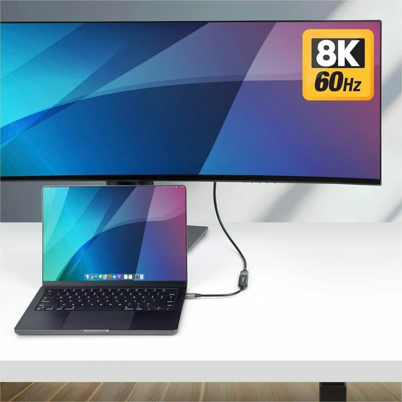 Adaptateur USB-C vers HDMI StarTech.com, 8K 60 Hz / 4K 120 Hz, compatible Thunderbolt / USB4, convertisseur USB-C vers HDMI 2.1 112B-USBC-HDMI21