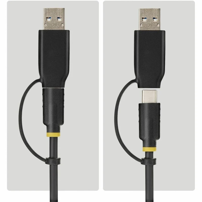 Adaptateur StarTech USB-C/USB-A vers M.2 NVMe et SATA 2.5/3.5 pouces, 10 Gbit/s, lecteur de disque dur SSD externe sans outil, connecteurs B+M/M, USB31CSAT3M2E