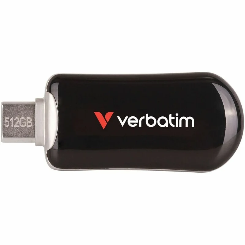 Clé USB-C Verbatim Plectra 512 Go - Noire 30227