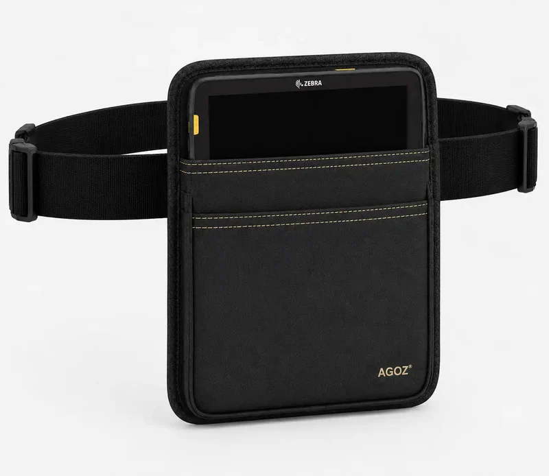 Rugged Tablet Carrying Case with Waist Belt for Warehouse Retail Healthcare
