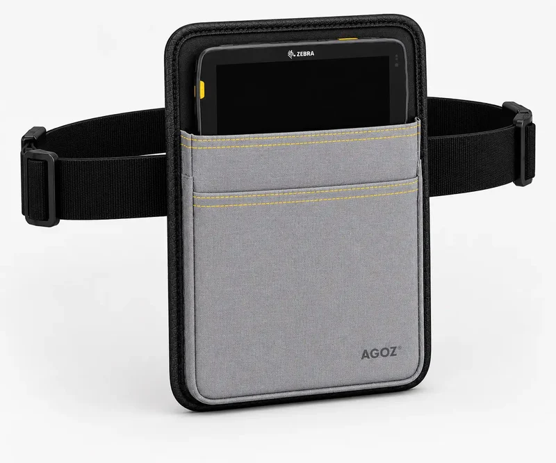 Rugged Tablet Carrying Case with Waist Belt for Warehouse Retail Healthcare