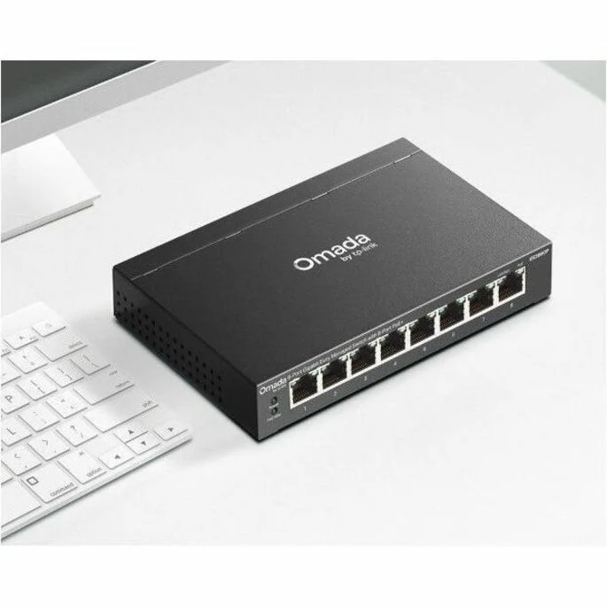 Commutateur Omada ES208GP 8 ports Gigabit facile à gérer avec 8 ports PoE+