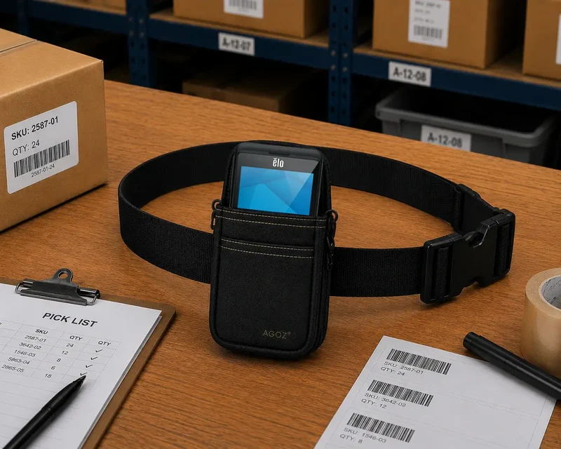 Elo Handheld Scanner Waist Belt Case for Retail and Service Teams | Agoz
