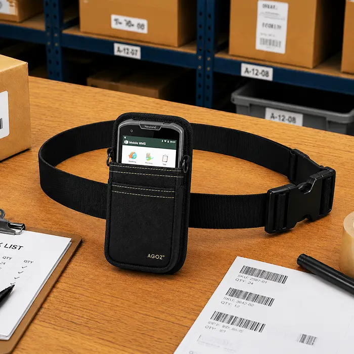 Newland Handheld Scanner Waist Belt Holster for Inventory Movement | Agoz