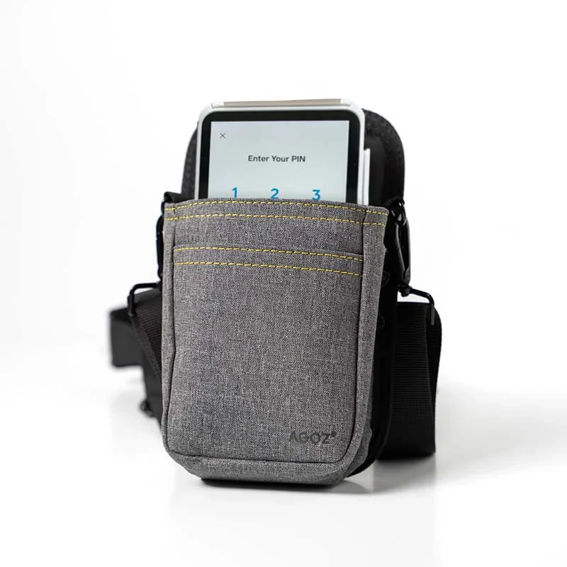 Square POS Holster with Crossbody Shoulder Sling