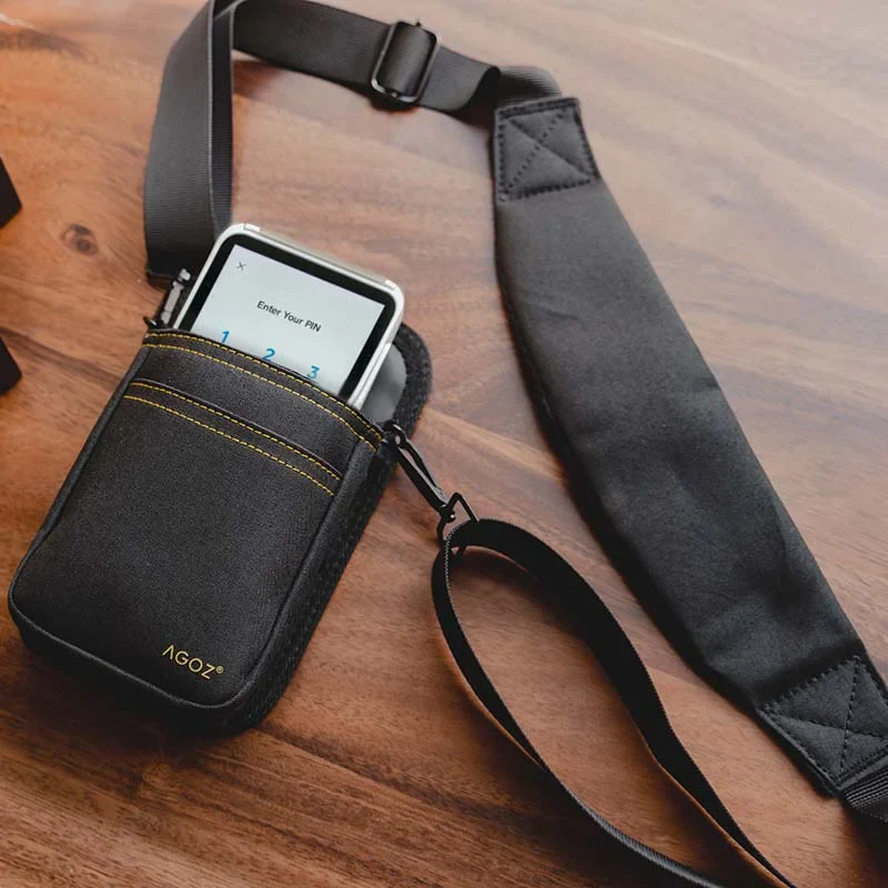 Square POS Holster with Crossbody Shoulder Sling
