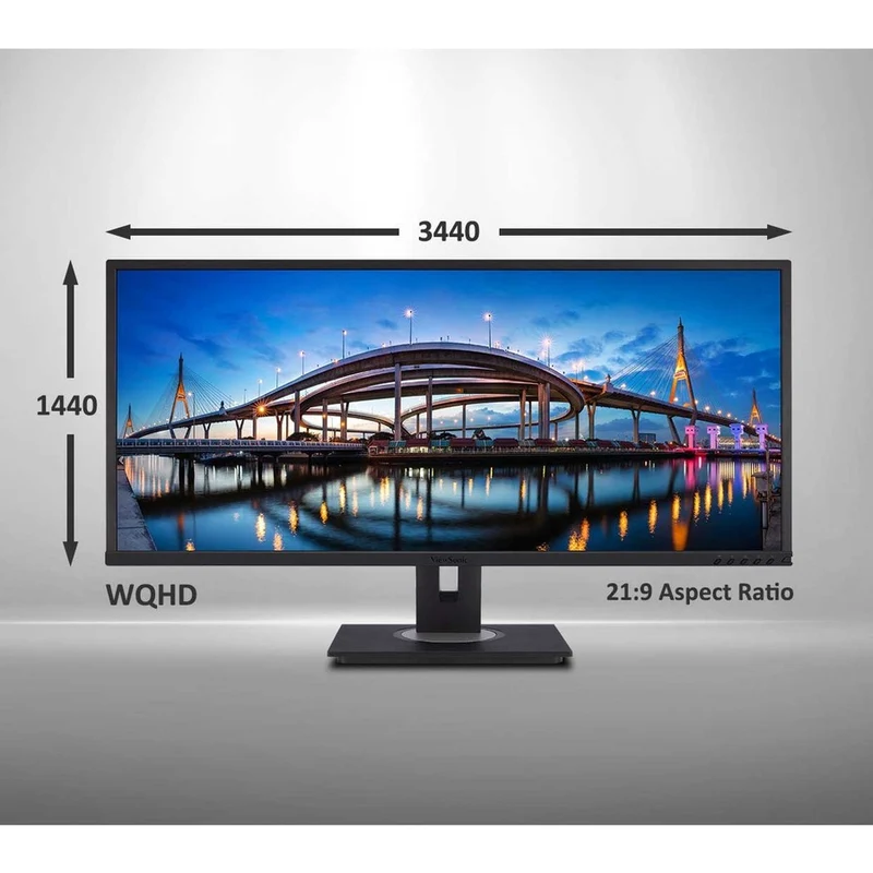 Moniteur LCD ViewSonic VG3448 34" WQHD - 16:9 - Noir VG3448