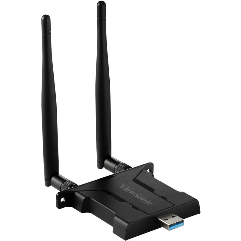 Adaptateur combiné Wi-Fi/Bluetooth double bande ViewSonic VB-WIFI-005 IEEE 802.11 a/b/g/n/ac/ax Bluetooth 5.0 pour écran interactif VB-WIFI-005