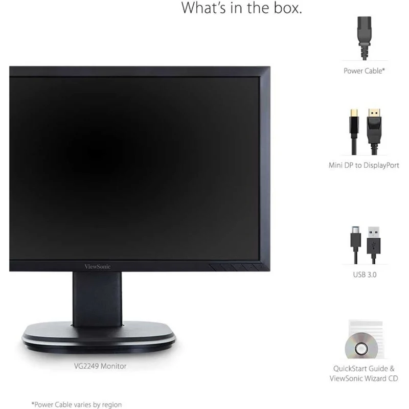 Moniteur LCD LED Full HD 22 pouces ViewSonic VG2249 - 16:9 - Noir VG2249