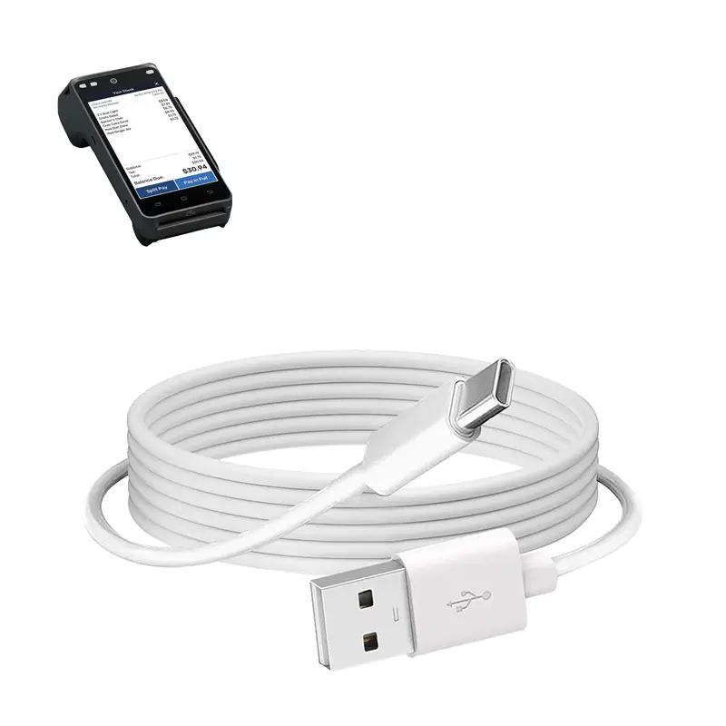 USB-A to USB-C Charger Cable for Shift4 POS Terminals