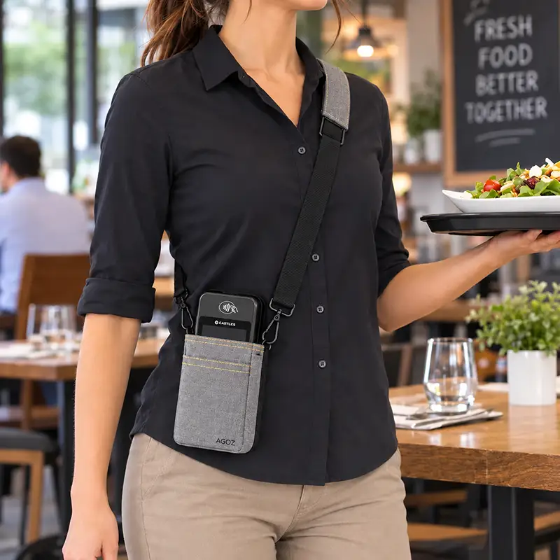 Castles POS Terminal Holster with Adjustable Shoulder Sling | Agoz