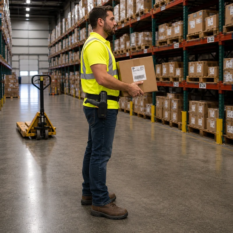 Zebra Handheld Mobile Computer Waist Belt Clip Holster for Warehouse Teams | Agoz