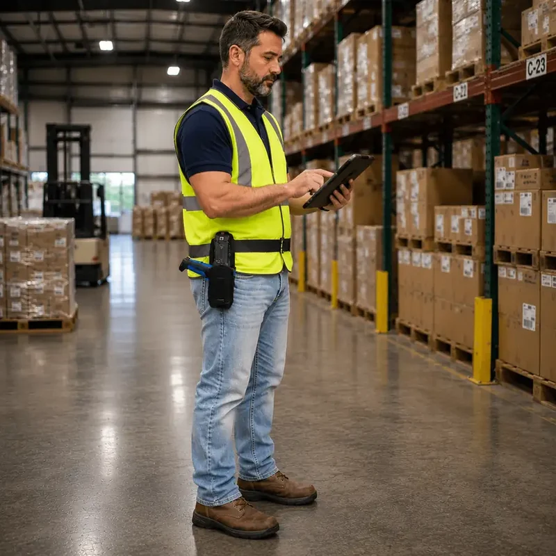 Datalogic Scanner Waist Belt Clip Holster for Warehouse Mobility | Agoz
