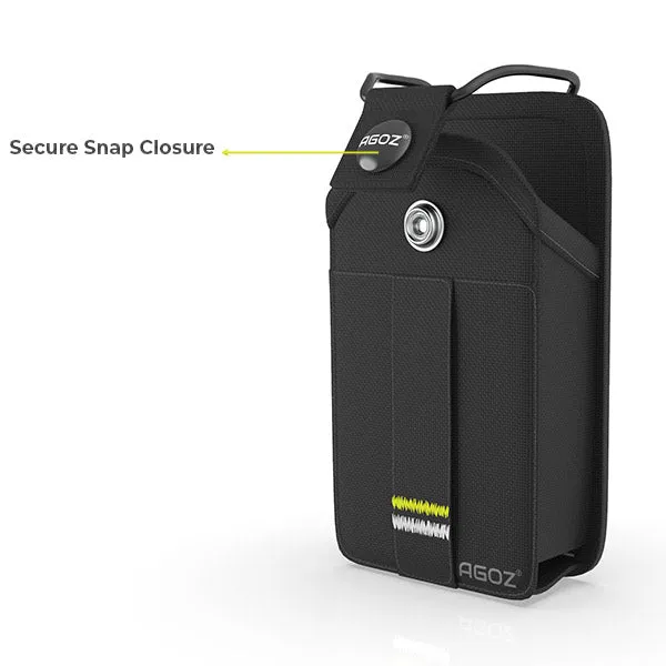 Durable Radio Belt Clip Case with Snap Closure