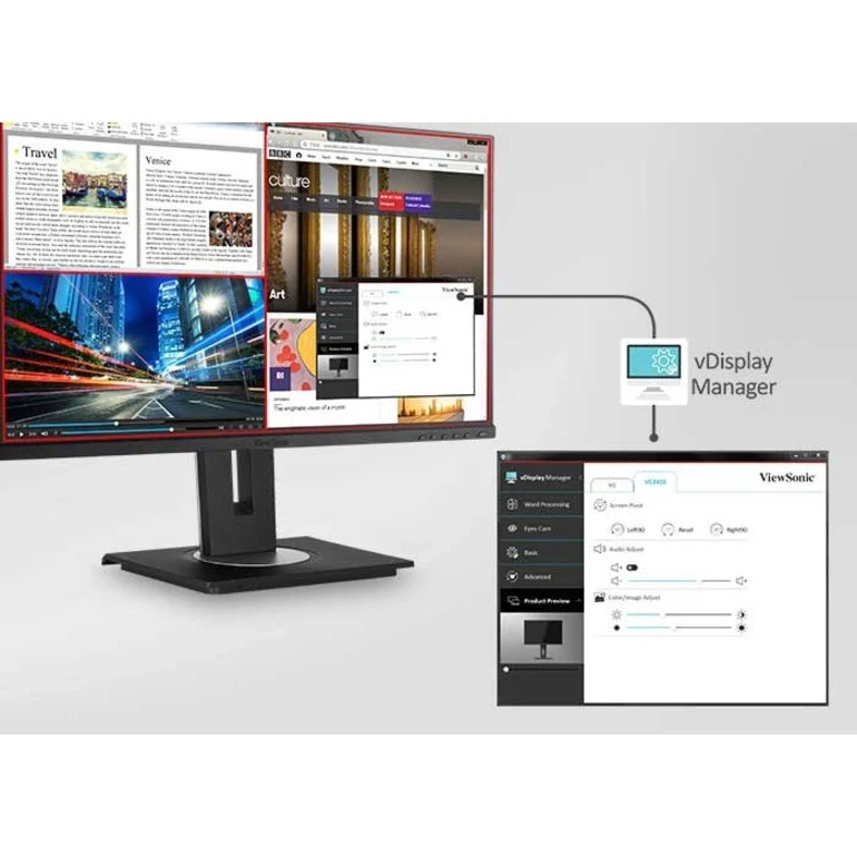 Moniteur LCD LED ViewSonic VG2756-2K 27" WQHD - 16:9 - Noir VG2756-2K