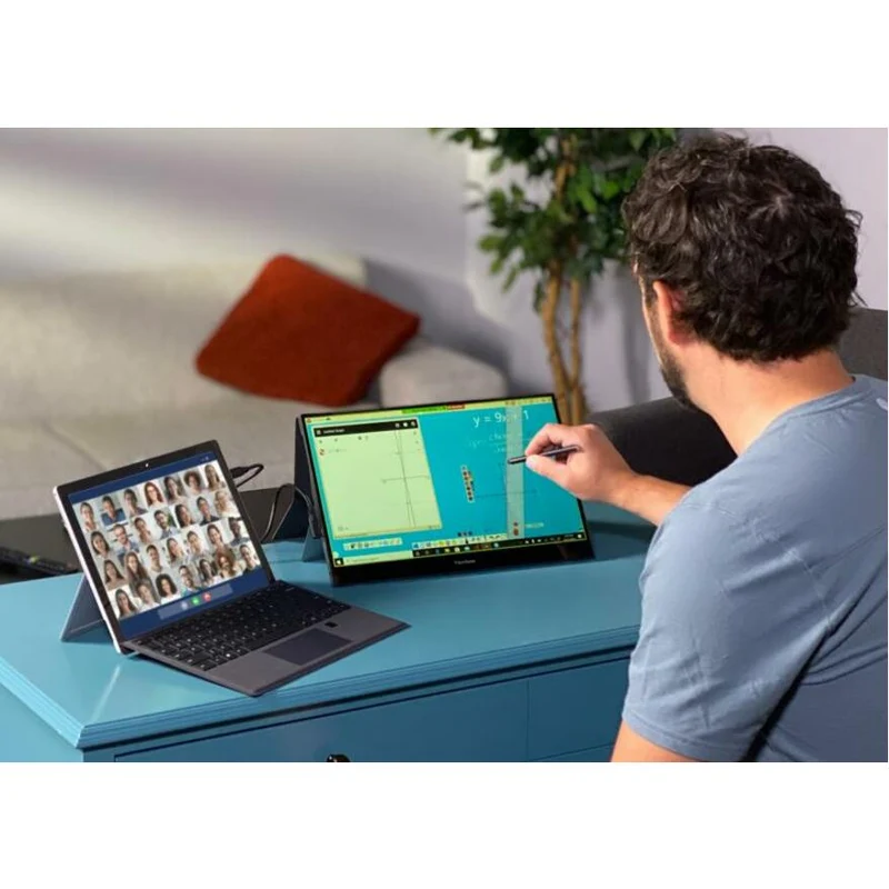 Moniteur tactile LCD ViewSonic ViewBoard ID1655 de 16 pouces (40,6 cm) - Format 16:9 - Temps de réponse : 14 ms (ID1655)