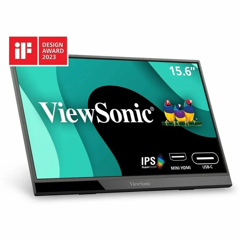 Moniteur LED Full HD 16 pouces ViewSonic VX1655 - Format 16:9 - Noir VX1655
